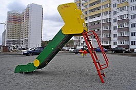 滑動,游樂場,操場