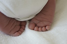 嬰兒,腳,可愛