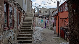 敖德萨,围场,梯子