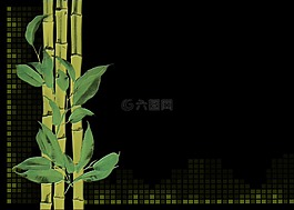 竹,植物,数码创作