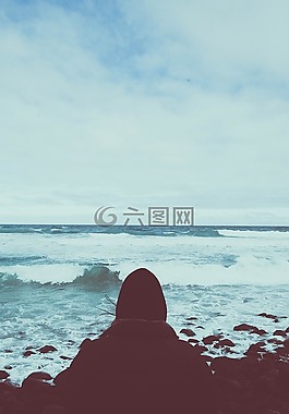 自然,水,波