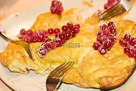 煎蛋,蛋,水果