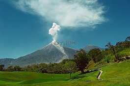 火山爆發(fā),火山,危地馬拉
