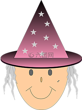 巫婆,星星,巫婆帽