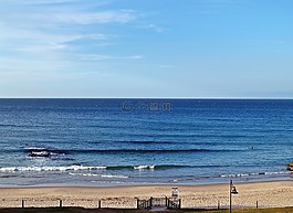海灘,海洋,藍色