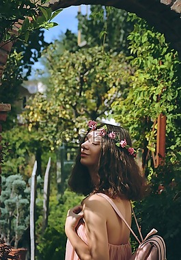 鮮花,女王,春