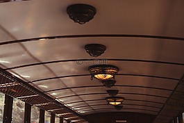 火車,天花板,室內(nèi)