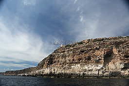 懸崖,海岸,岸