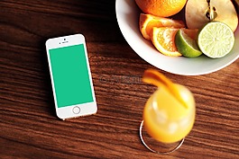 iphone,智能手機,桔子