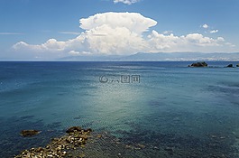 天空,海,水