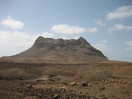 山,沙漠,景觀