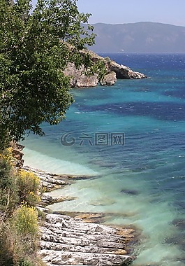 海岸,海岸線,巖