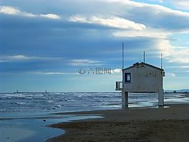 海,海灘,法國