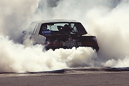 wheely,煙,車