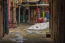 敖德薩,圍場,雪