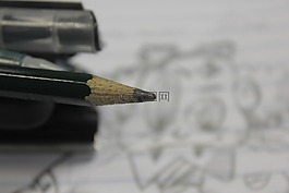 鉛筆,繪圖,鋼筆