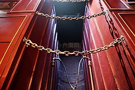 鏈,關(guān)閉,集裝箱