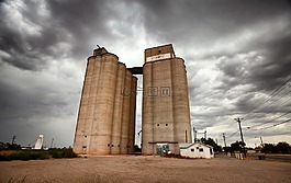 tucumcari,新墨西哥州,粮食电梯