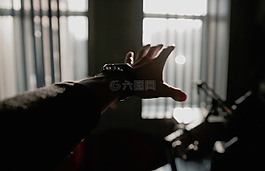 人,男子,手表