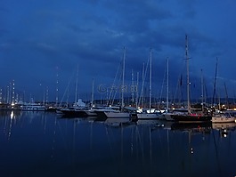 船,夜,帕爾馬