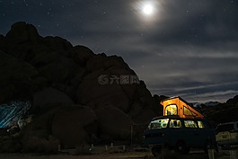 山,黑暗,夜