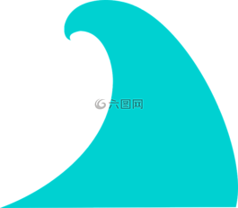 波,海洋,海