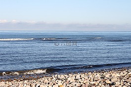 海,海灘,天空