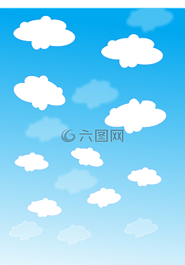 云,天空,藍色