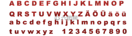 版式,字体,信件