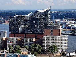 漢堡,elbphilharmonie-鳥(niǎo)瞰圖,易北愛(ài)樂(lè)音樂(lè)廳