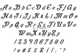 字體,刻字,字母表