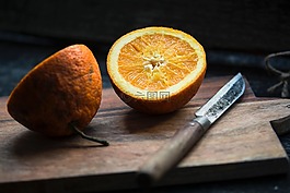 橙色,水果,健康