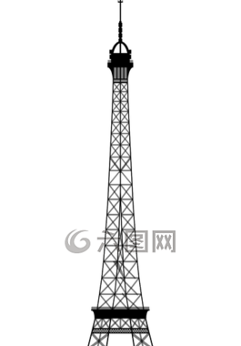 埃菲爾鐵塔,巴黎,側(cè)影