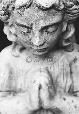 祈禱,雕像,數(shù)字