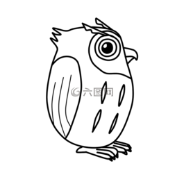 貓頭鷹,可愛,鳥