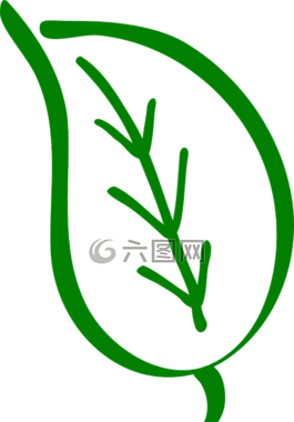 葉,綠色,自然
