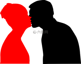吻,爱,夫妇