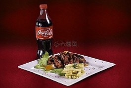 晚餐,蘇打水,餐廳