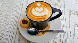 咖啡,杯,濃咖啡