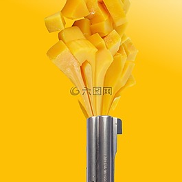 芒果,果汁,爆炸
