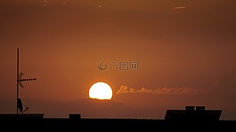 太陽(yáng),黎明,地平線
