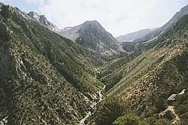 谷,山,自然