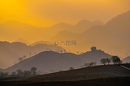 自然,景觀,山