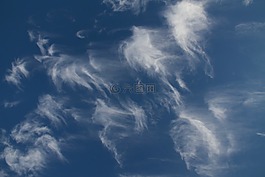 卷云,云,蓝色