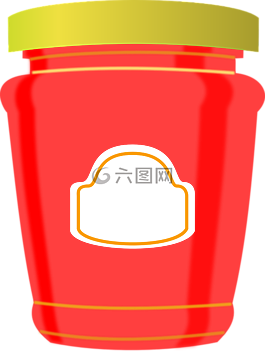 罐,卡紙,果凍
