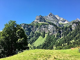山,景观,glarus