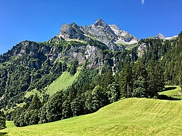 山,景观,glarus