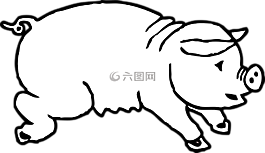豬,跳躍,動物