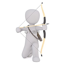 傳真,白人男性,3d模型