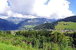 阿爾卑斯山,薩瓦,徒步旅行